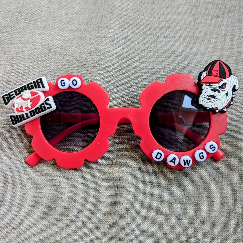 UGA red sunglasses kids